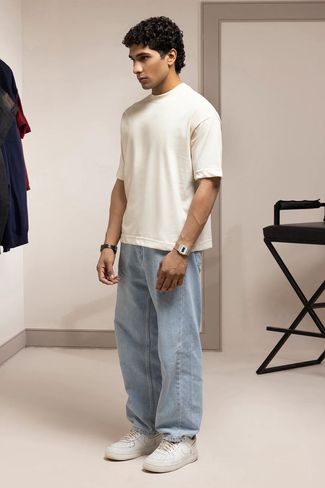 Basic Oversized T-Shirt - D002 - Image 8