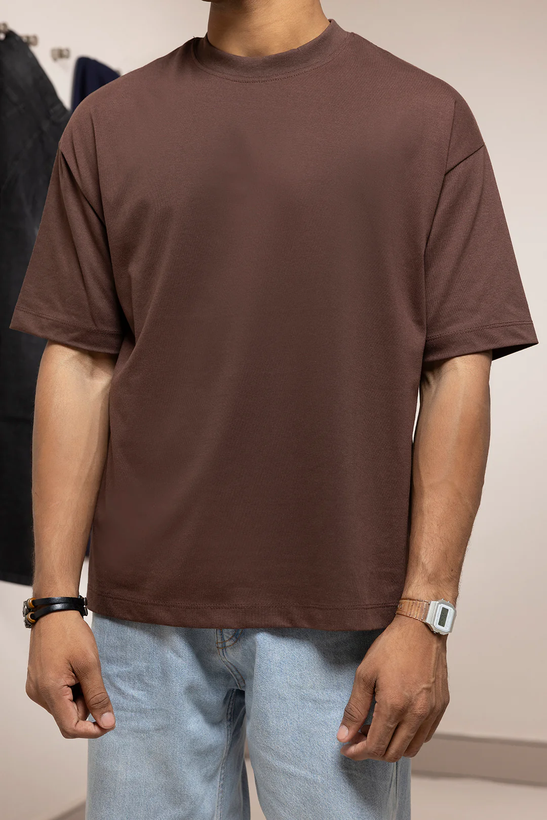 Basic Oversized T-Shirt - D004 - Image 3