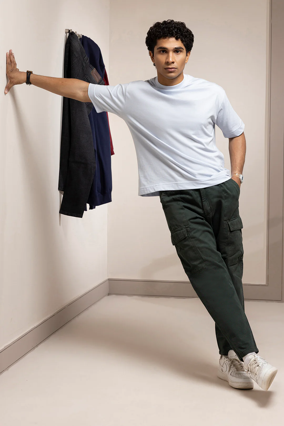 Basic Oversized T-Shirt - D006 - Image 5