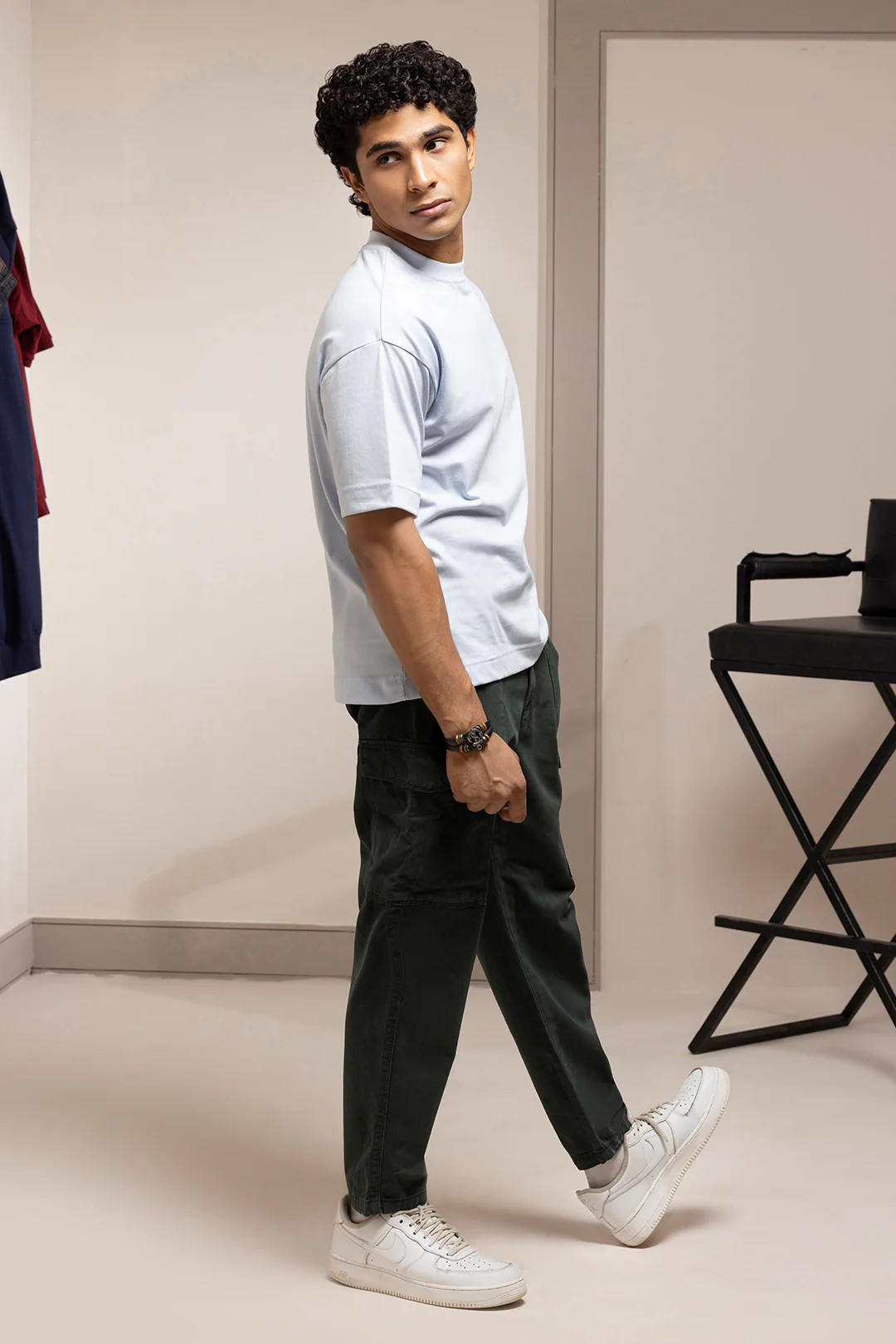 Basic Oversized T-Shirt - D006 - Image 7