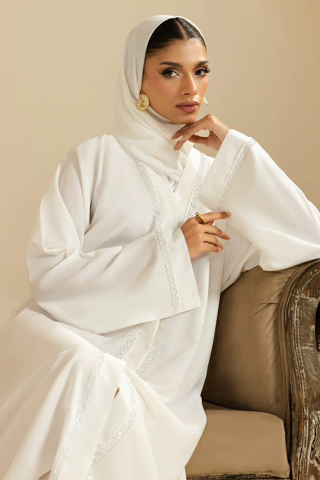 Butterfly Abaya - 5018 - Image 4