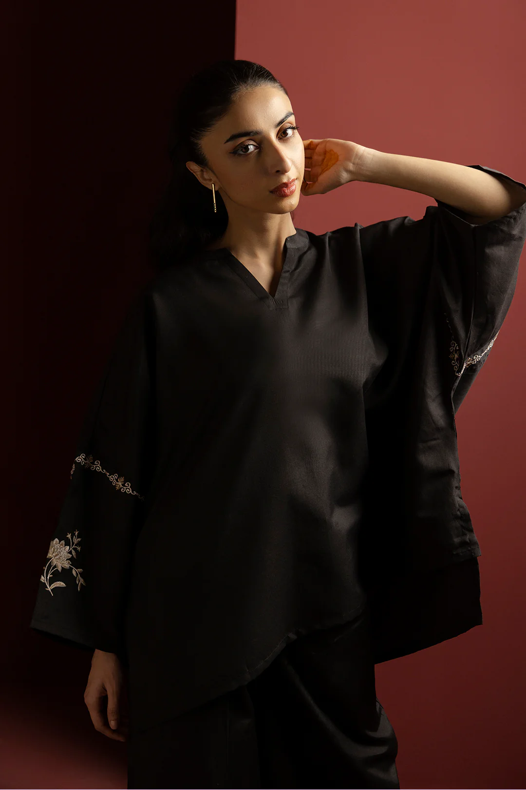 Embroidered Co-Ord Set - 0072 - Image 8