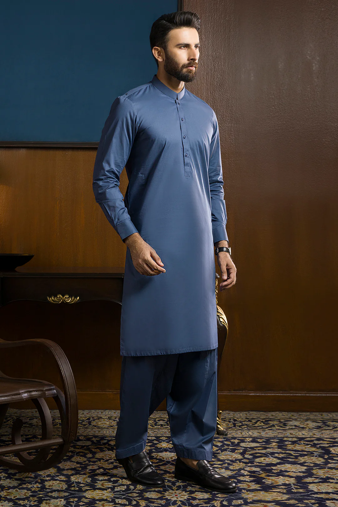 Comfort-Cotton Shalwar Kameez - 5201 - Image 3