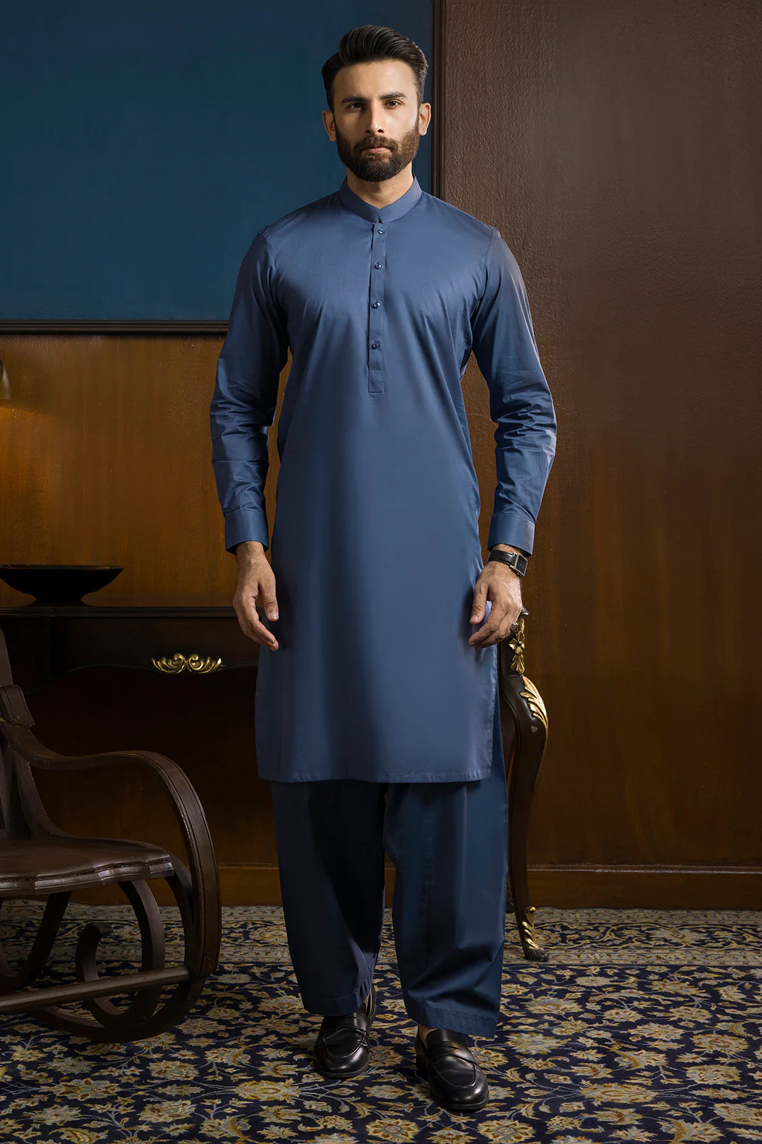 Comfort-Cotton Shalwar Kameez - 5201 - Image 4
