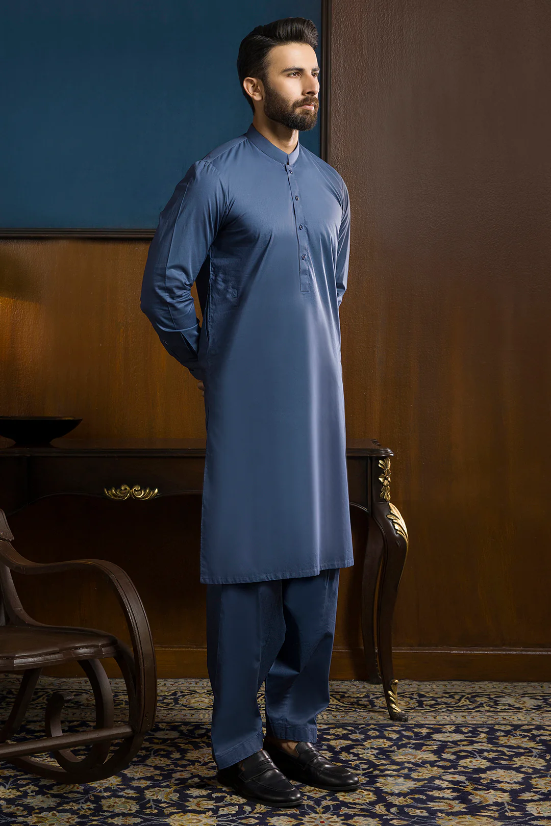 Comfort-Cotton Shalwar Kameez - 5201 - Image 5