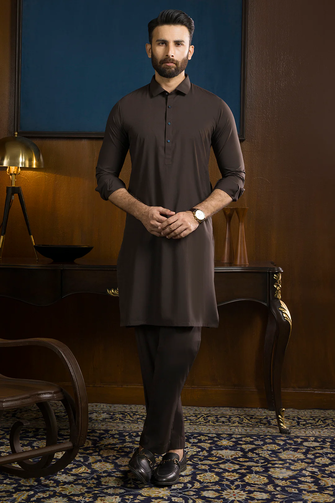 Comfort-Cotton Shalwar Kameez - 2620 - Image 2
