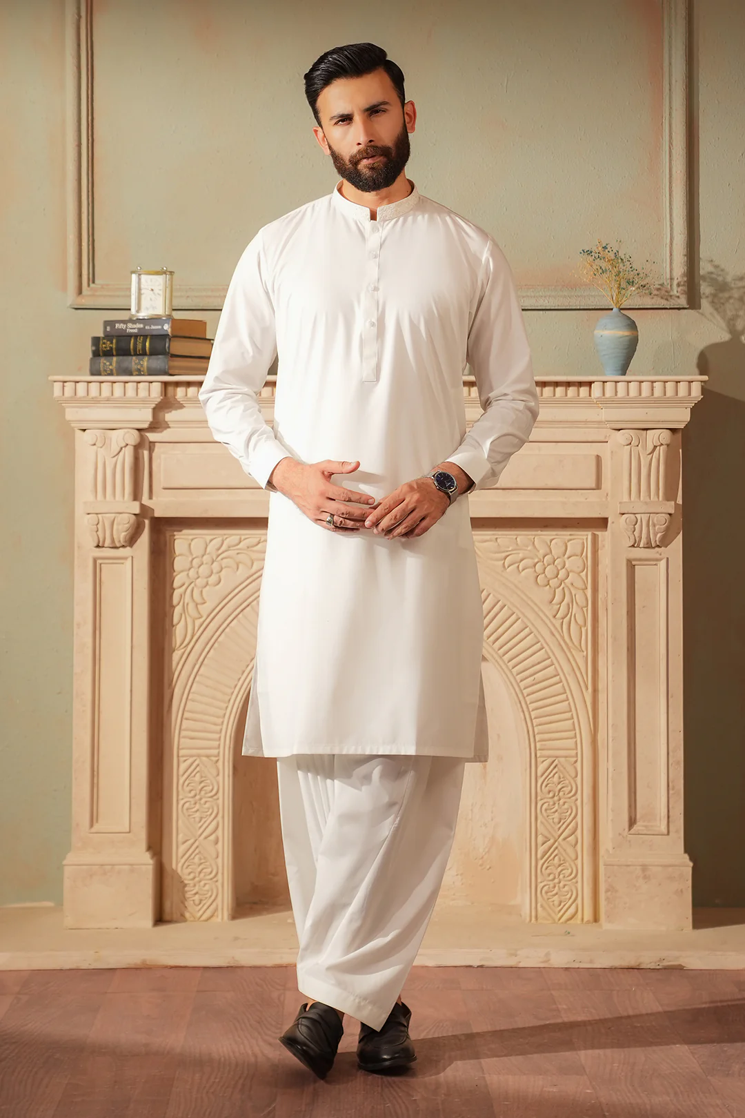 Comfort-Cotton Shalwar Kameez - 2627 - Image 2