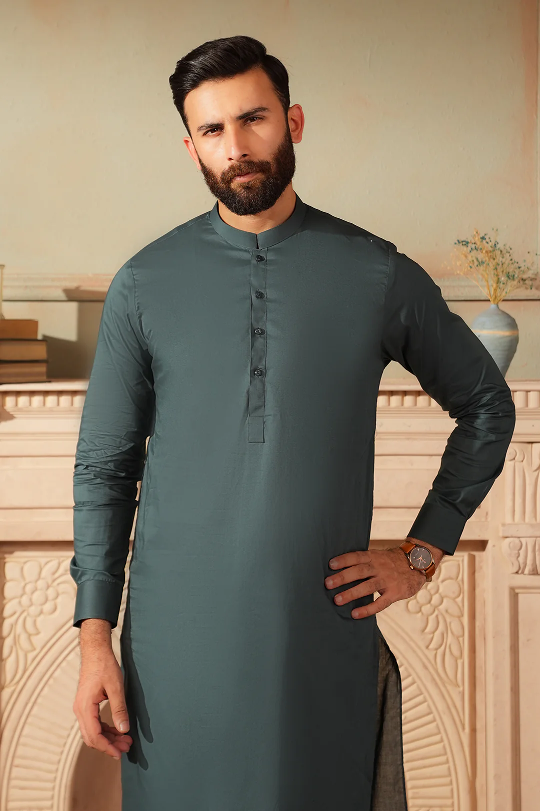 Comfort-Cotton Shalwar Kameez - 2629 - Image 2