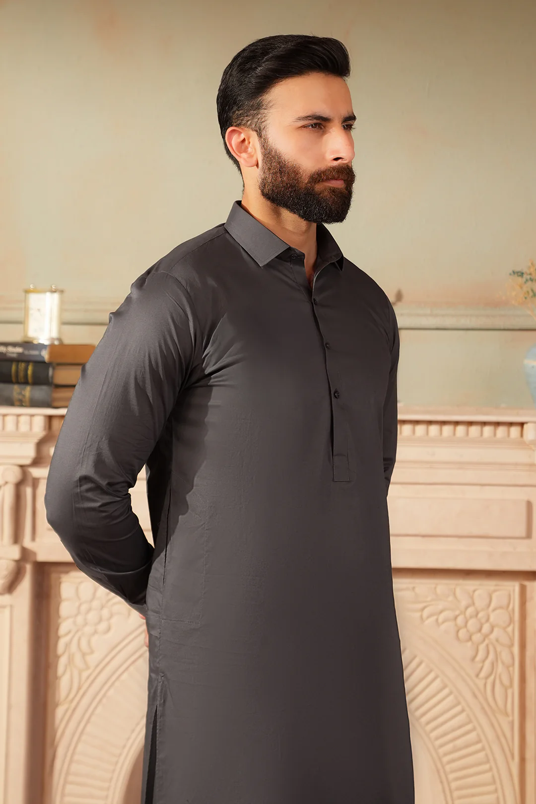 Comfort-Cotton Shalwar Kameez - 2632 - Image 4