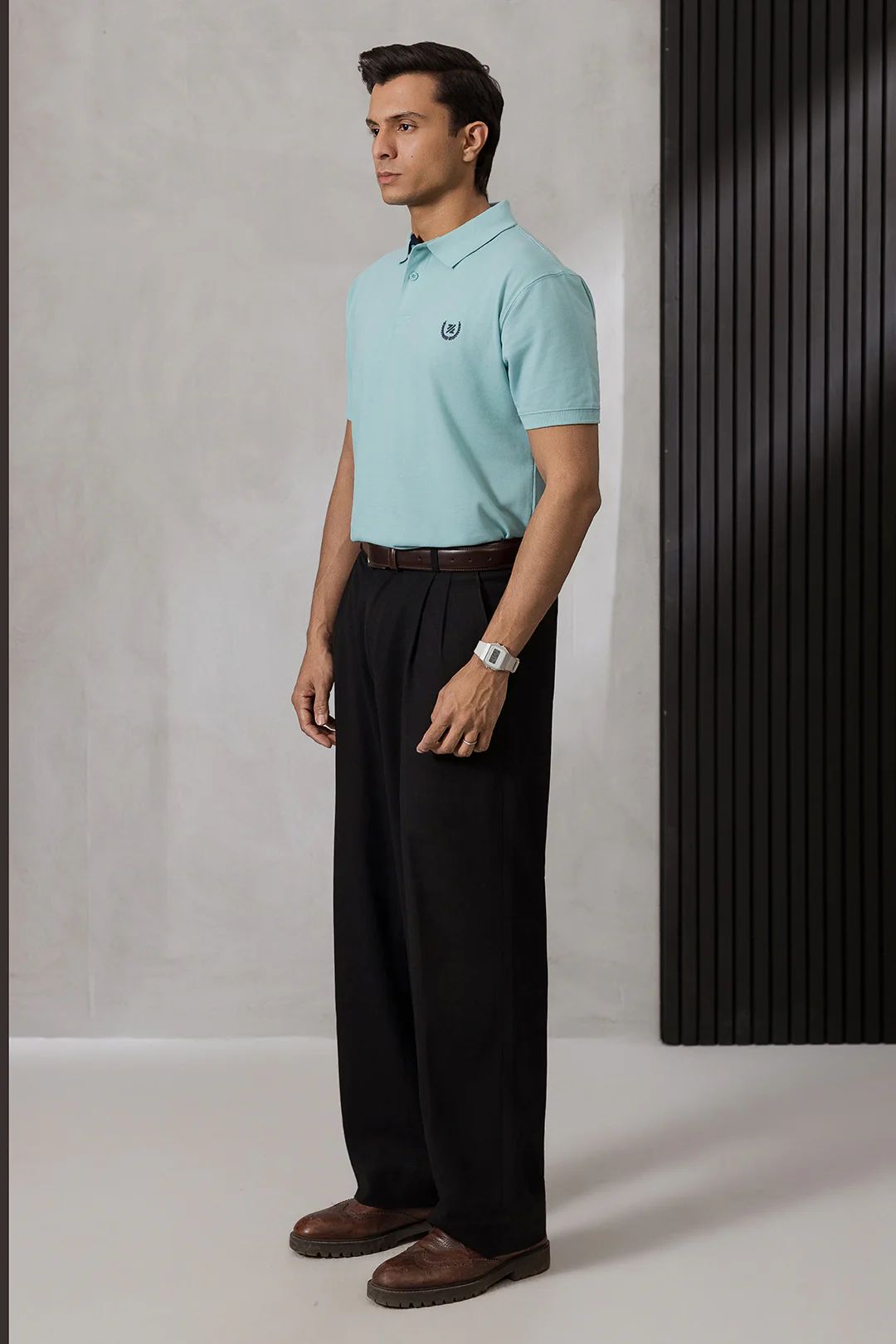 Contrast Placket Polo - 6004 - Image 49