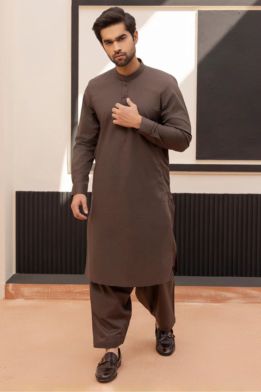 Comfort Cotton Shalwar Kameez - 0034 - Image 84