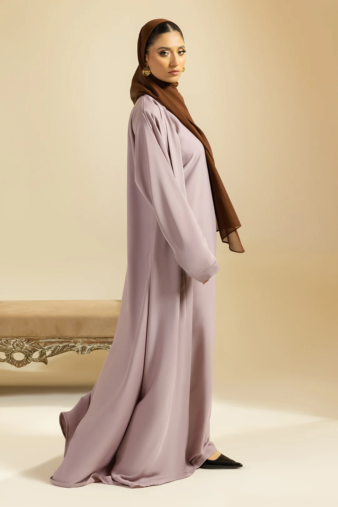 Double Upper Abaya - 5028 - Image 8