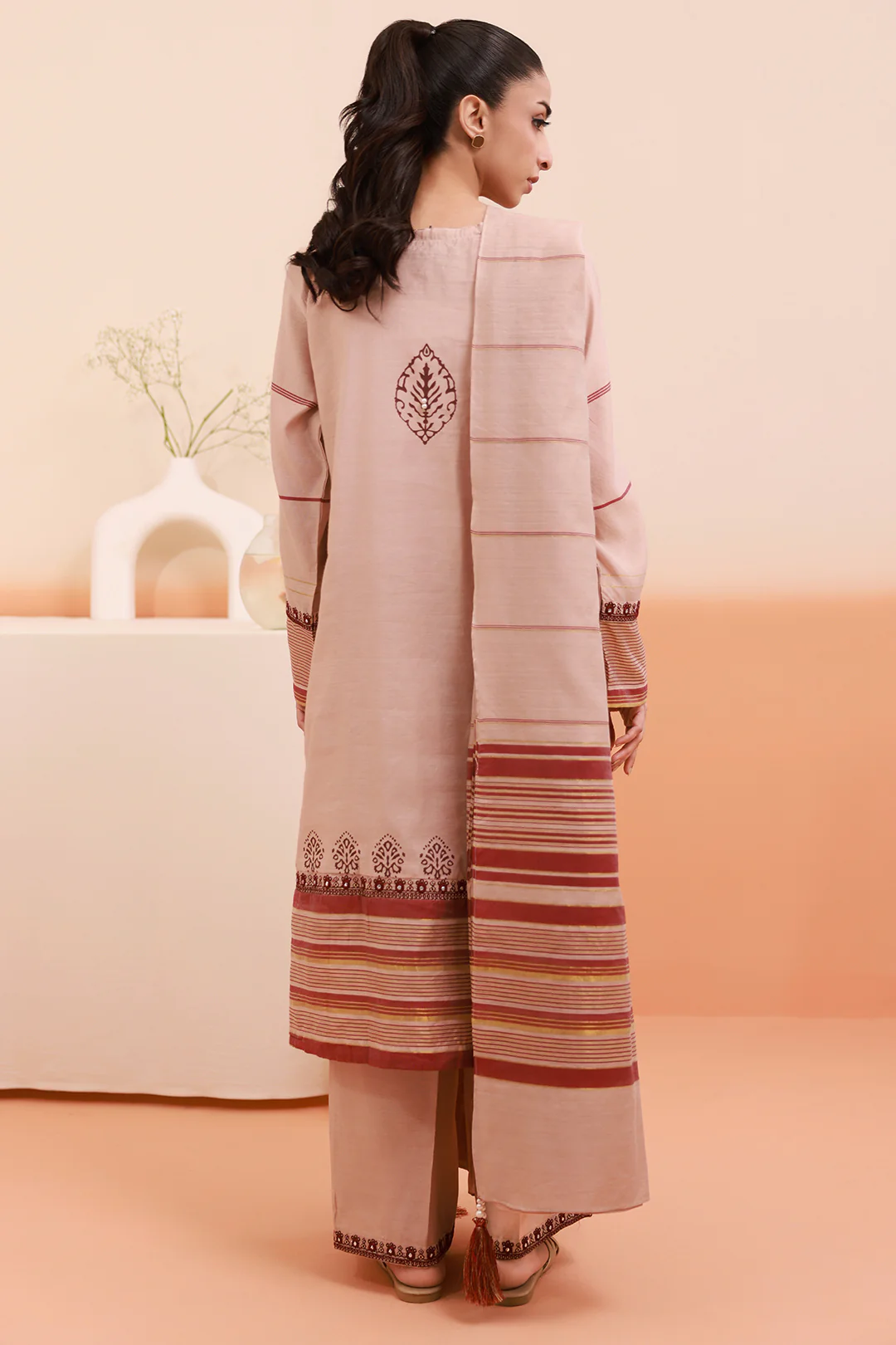 Embroidered Kurta Dupatta Trouser - 2272 - Image 6