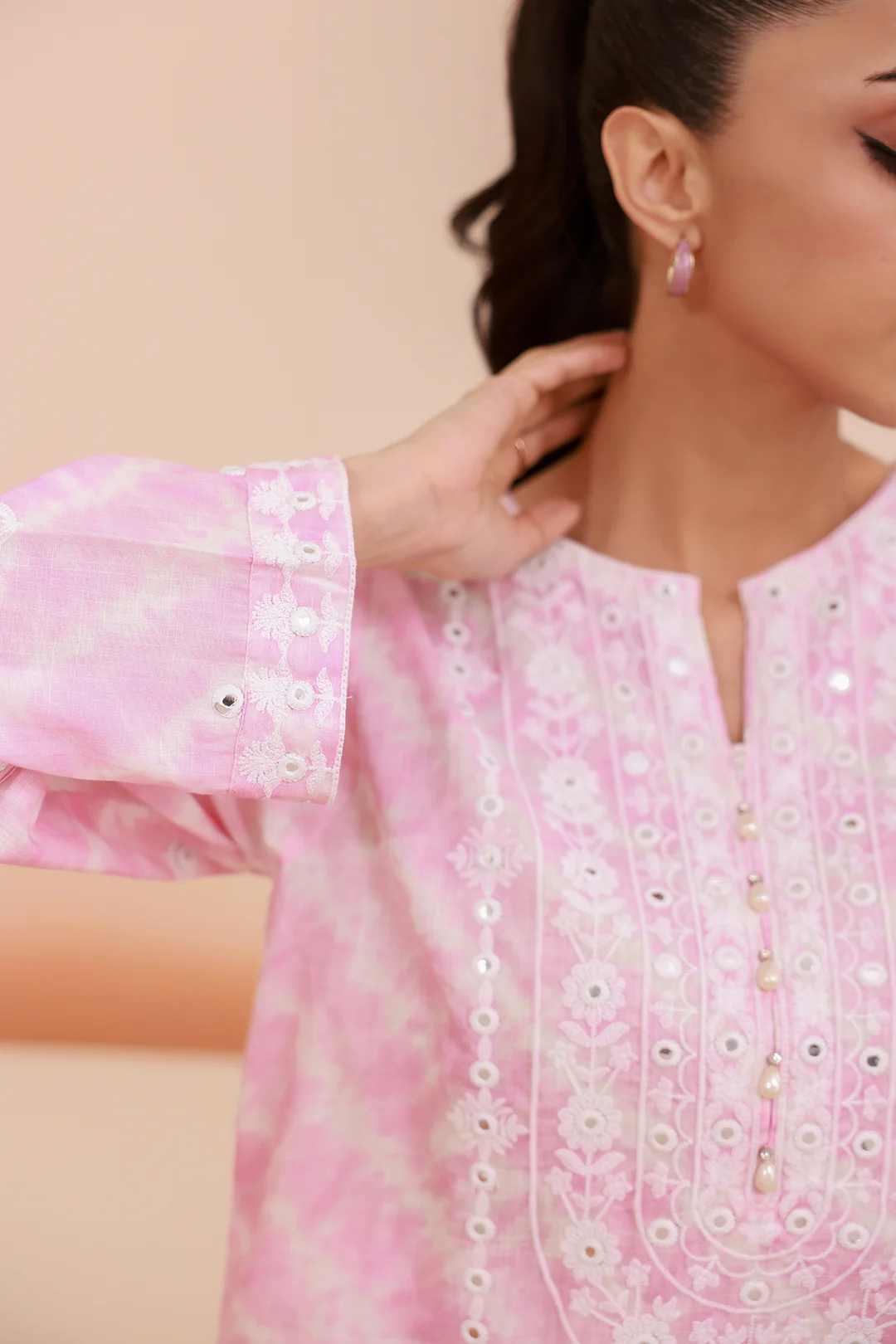 Embroidered Kurta Trouser - 3315 - Image 5
