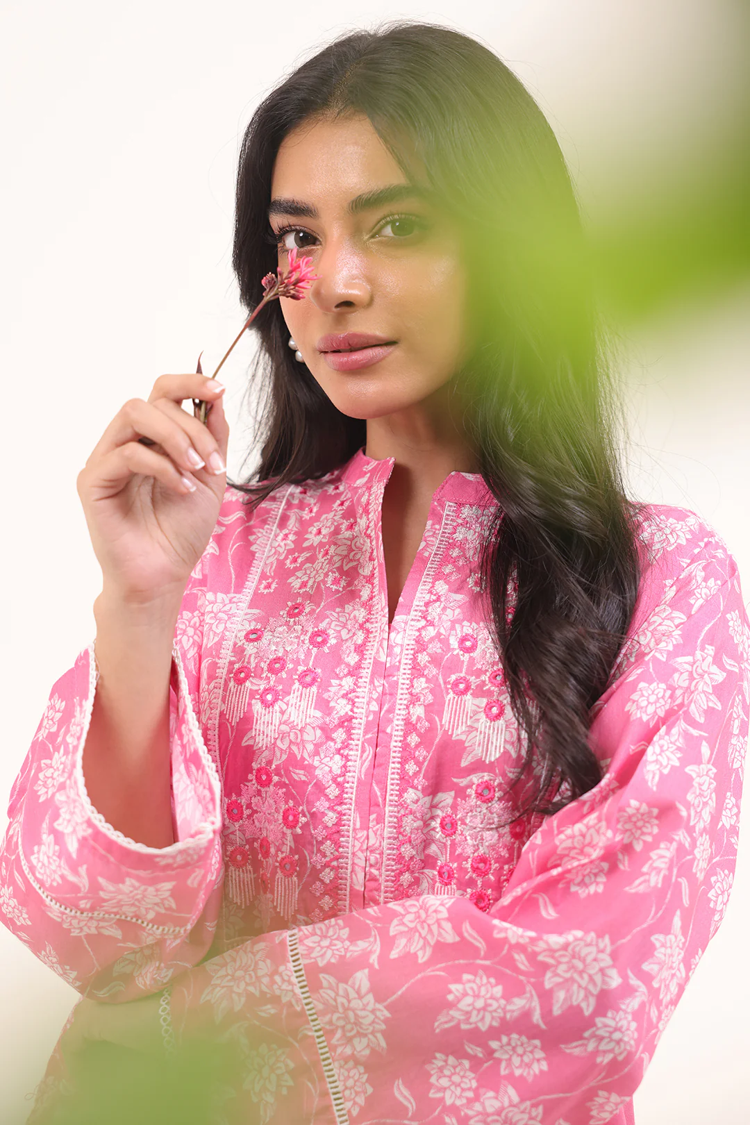 Embroidered Kurta - 1669 - Image 5