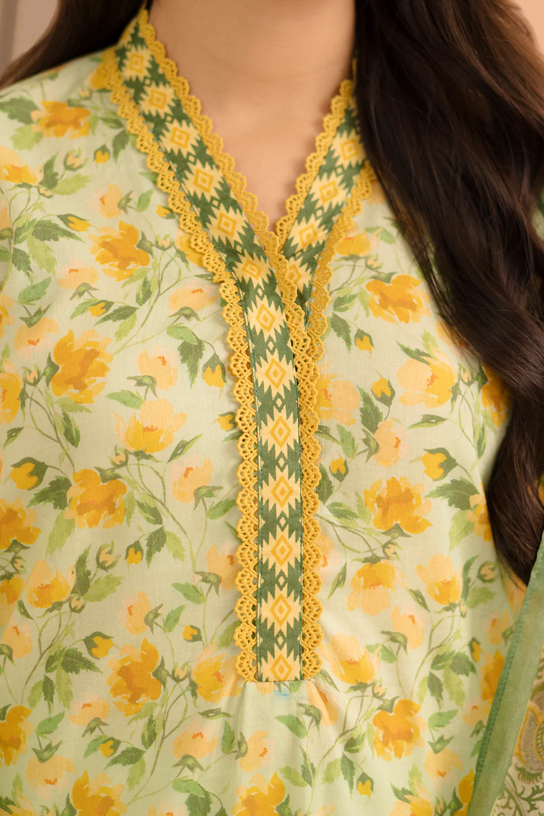 Embroidered Shirt Dupatta - 0104 - Image 5