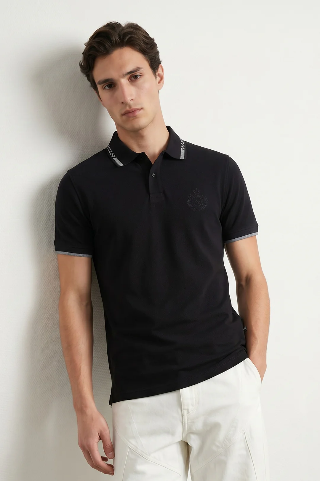 Geomatery Collar Polo - 6002 - Image 6