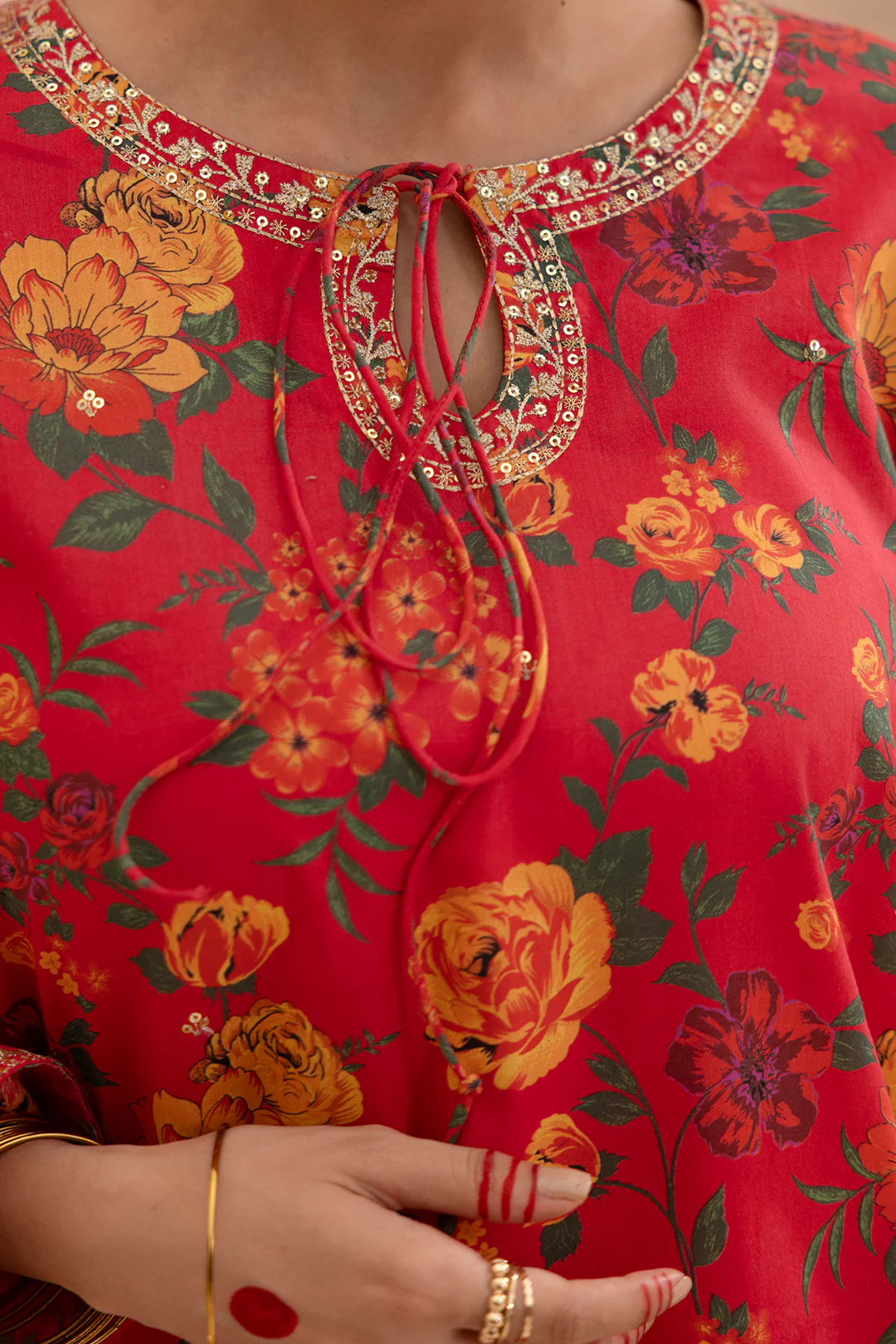 Embroidered Gharara Suit - 1512 - Image 7