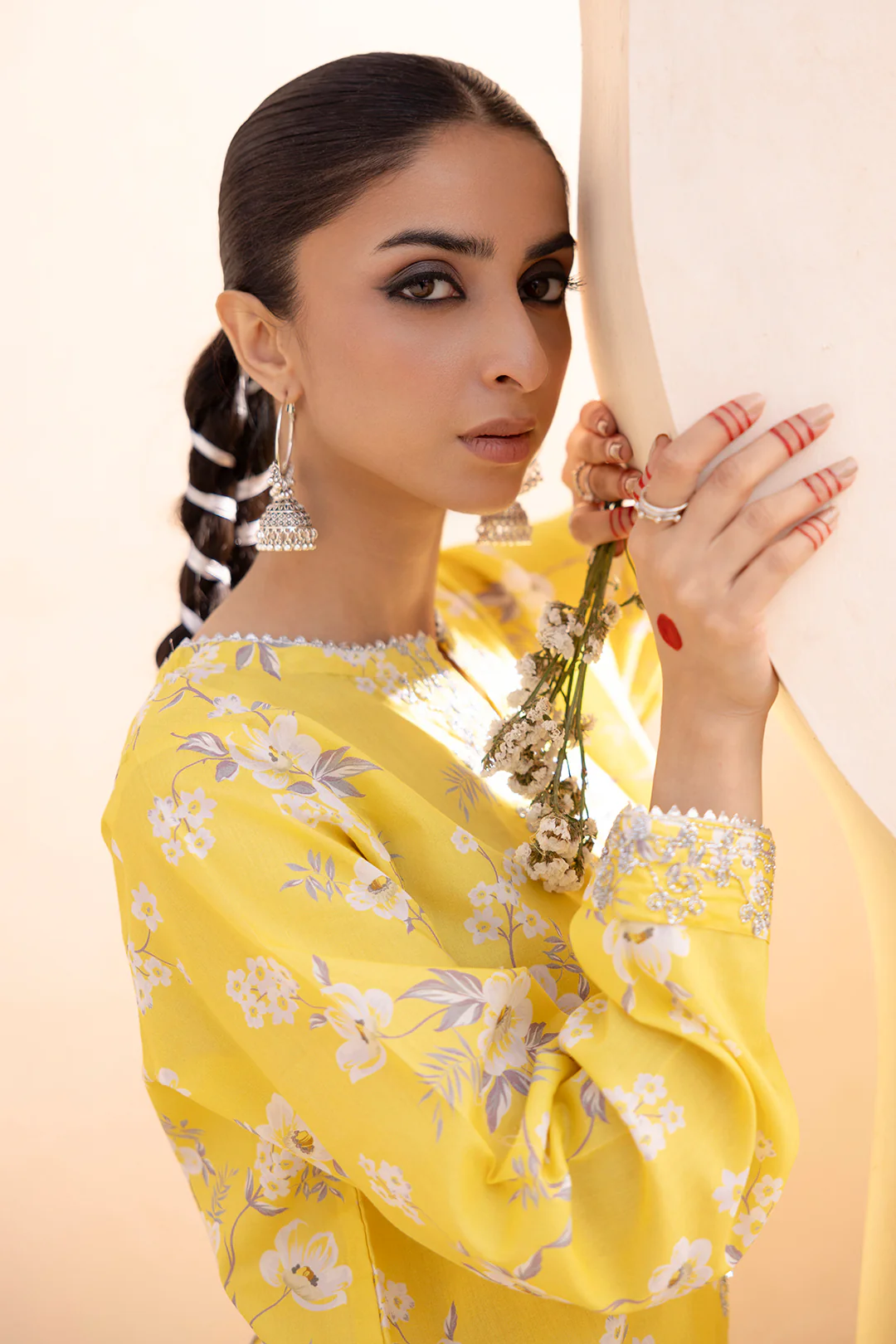 Embroidered Gharara Suit - 1686 - Image 10