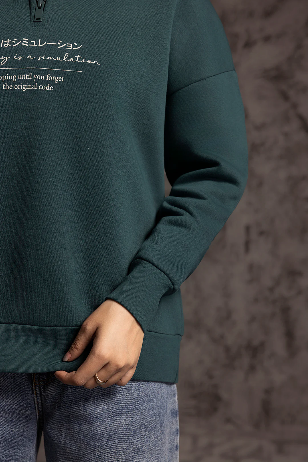 Graphic Sweat Shirt - 5004 - Image 8