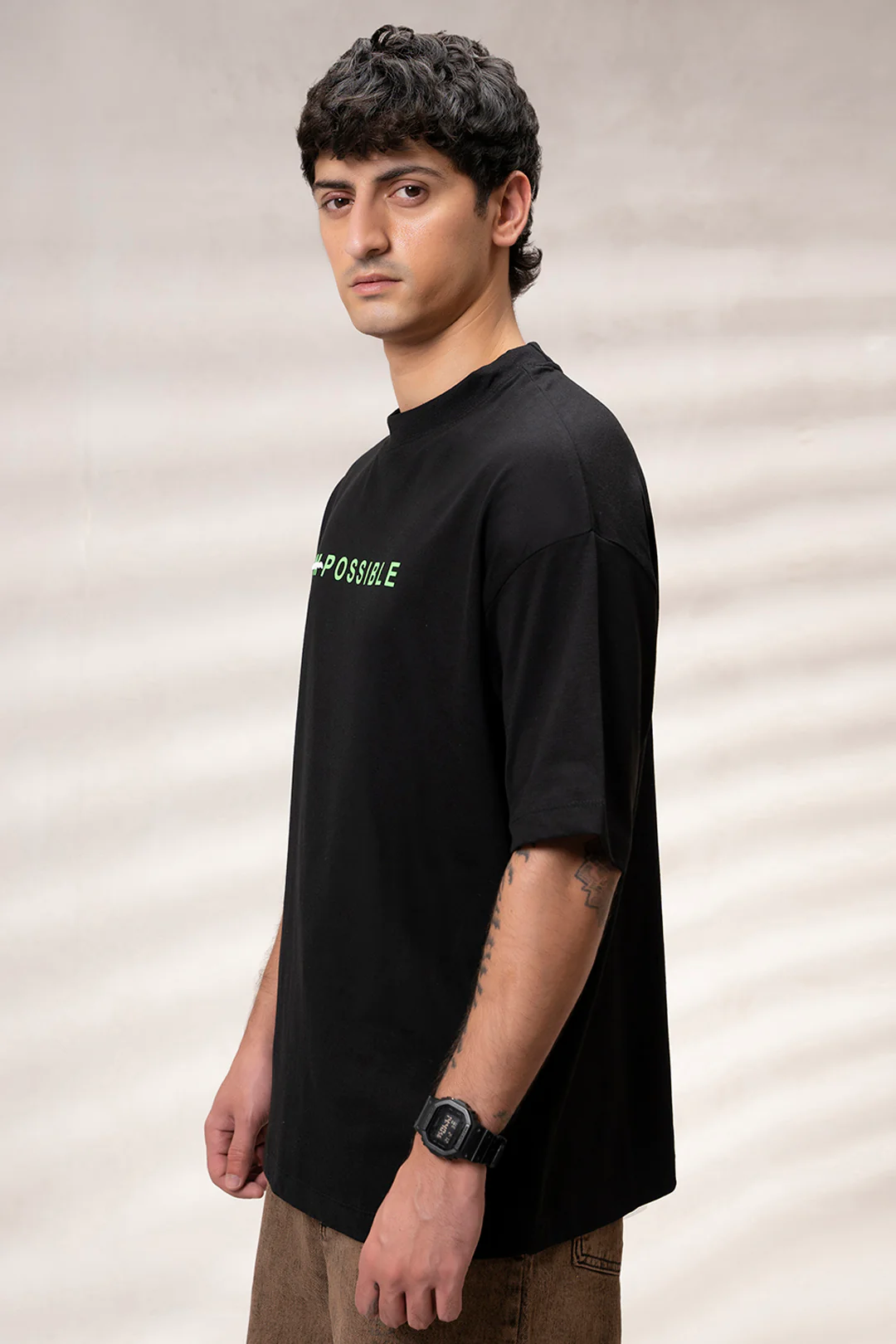 Oversized Graphic T-Shirt - D002 - Image 2