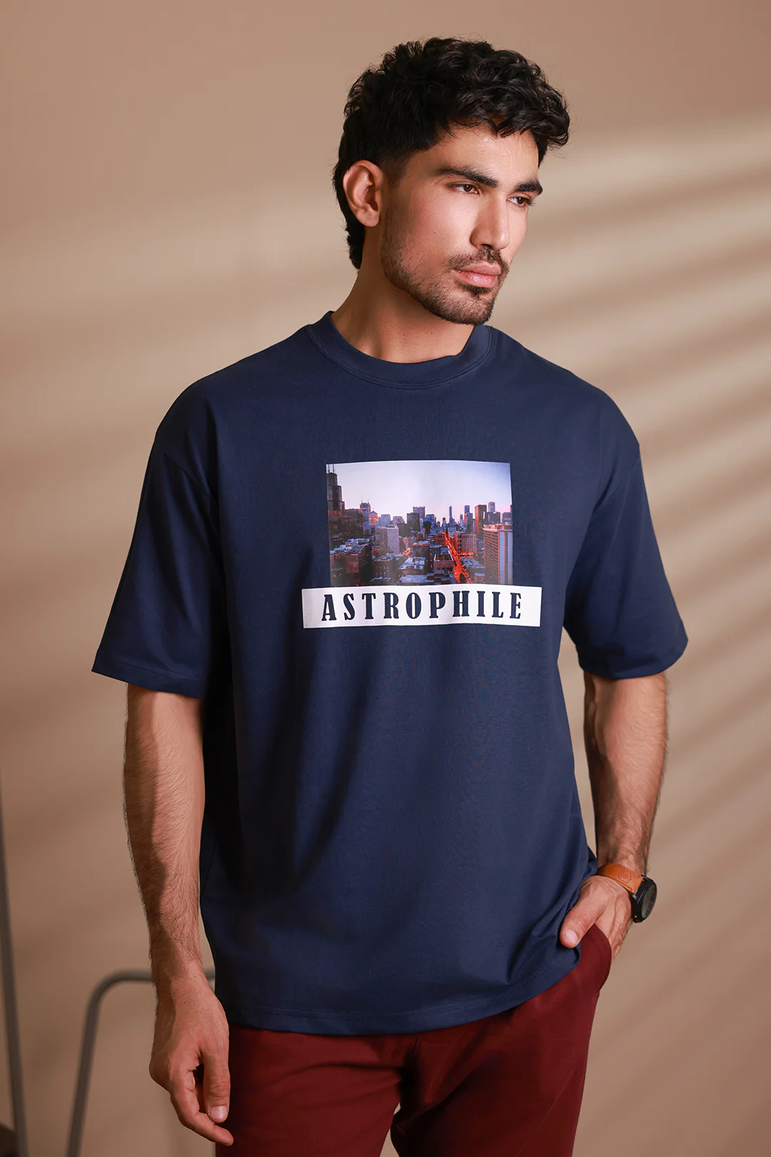 Oversized Graphic T-Shirt - D008 - Image 4