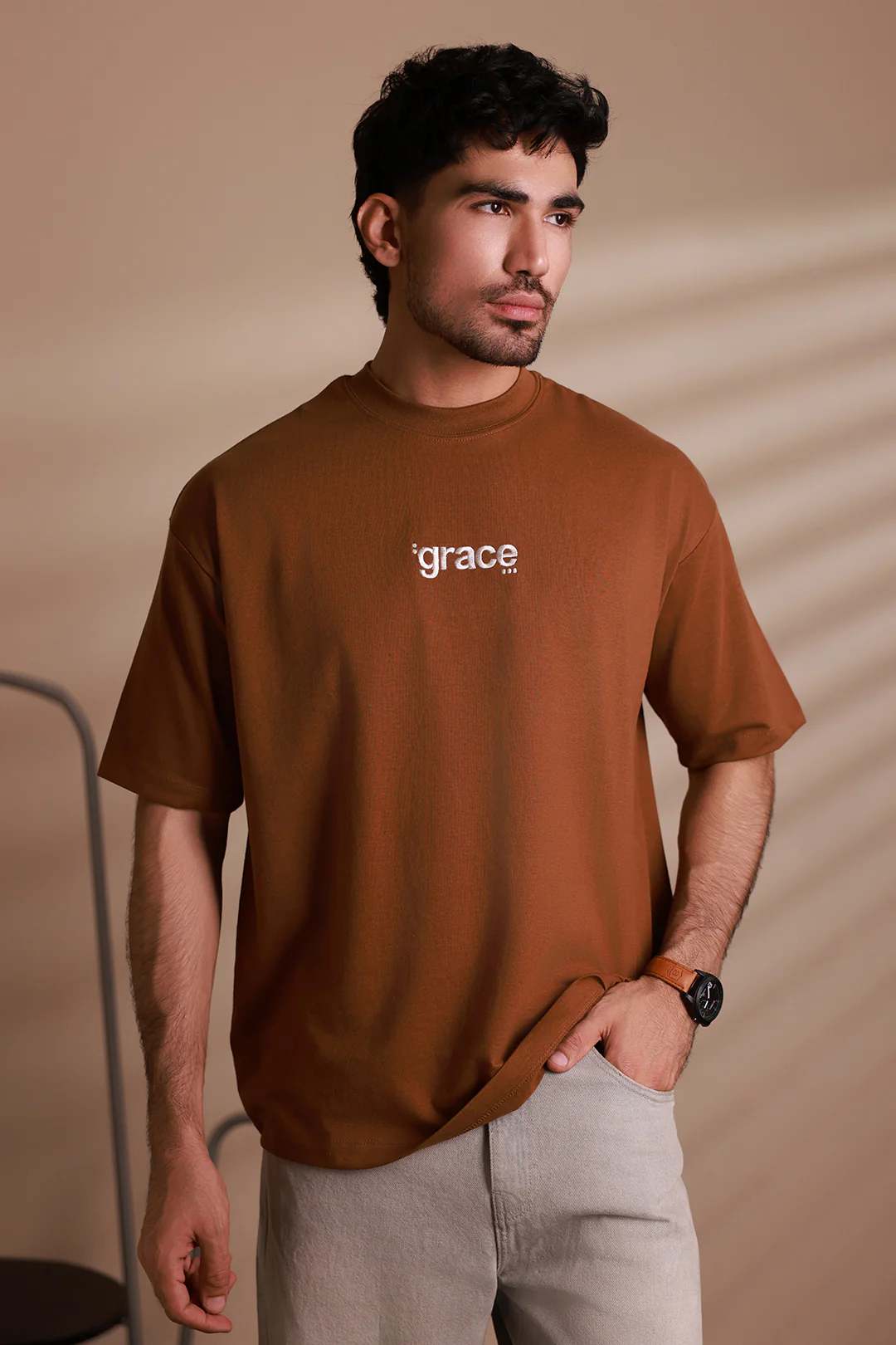 Oversized Graphic T-Shirt - D023