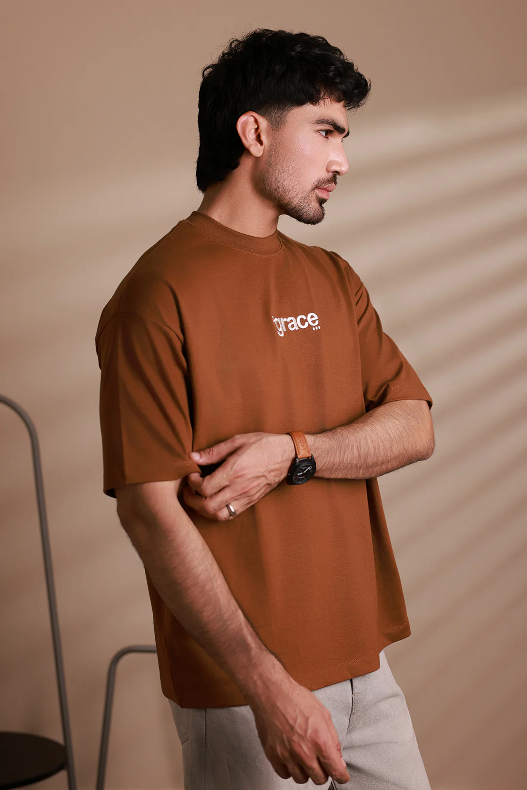 Oversized Graphic T-Shirt - D023 - Image 2