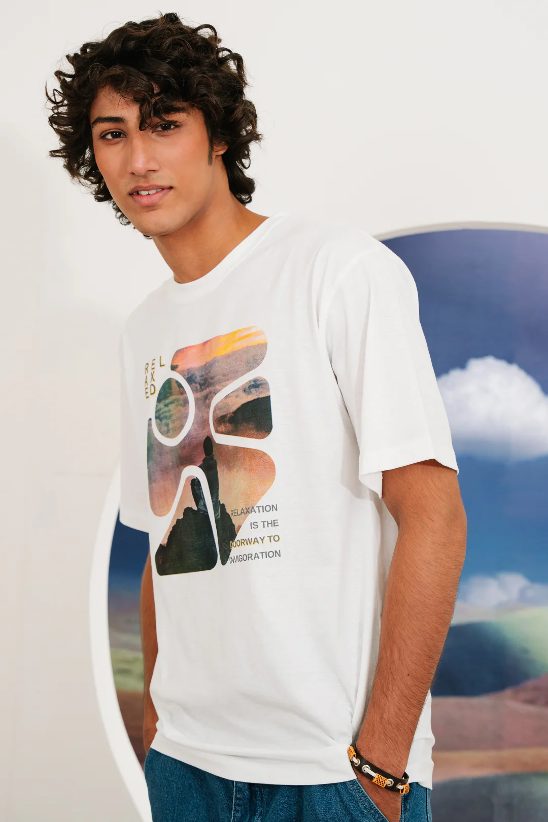 Relax Graphic T-Shirt - X030 - Image 2