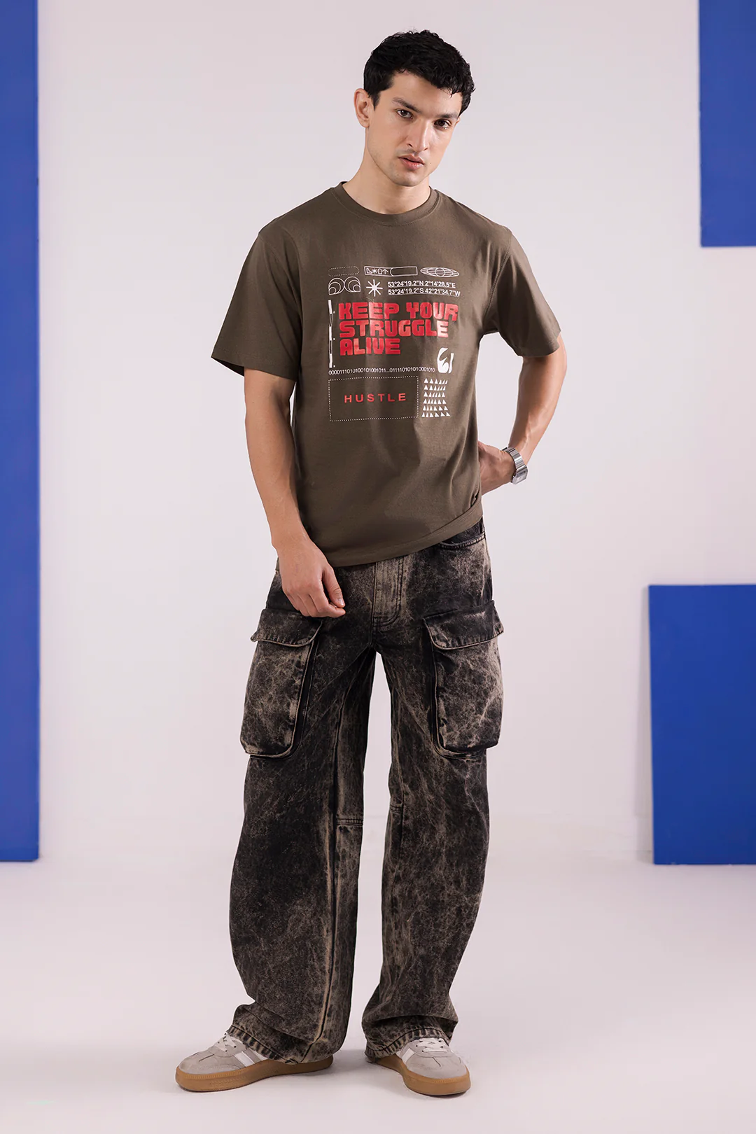 Relax Graphic T-Shirt - X106 - Image 3