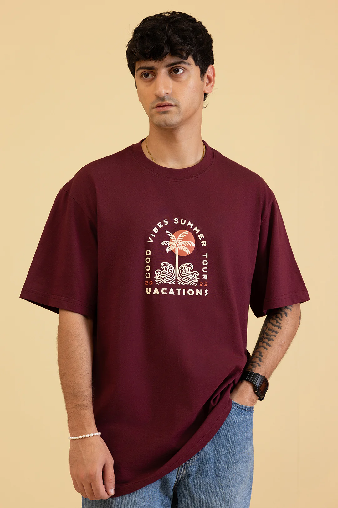 Relax Graphic T-Shirt - X226 - Image 3