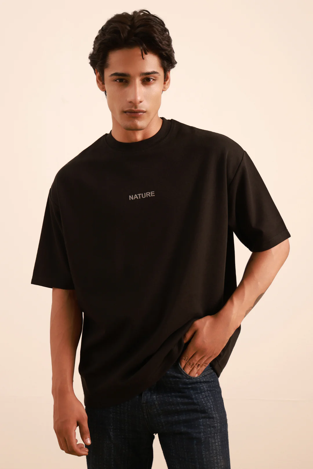 Oversized Graphic T-Shirt - 4003 - Image 3