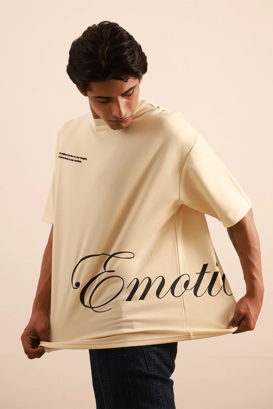 Oversized Graphic T-Shirt - 4009 - Image 2