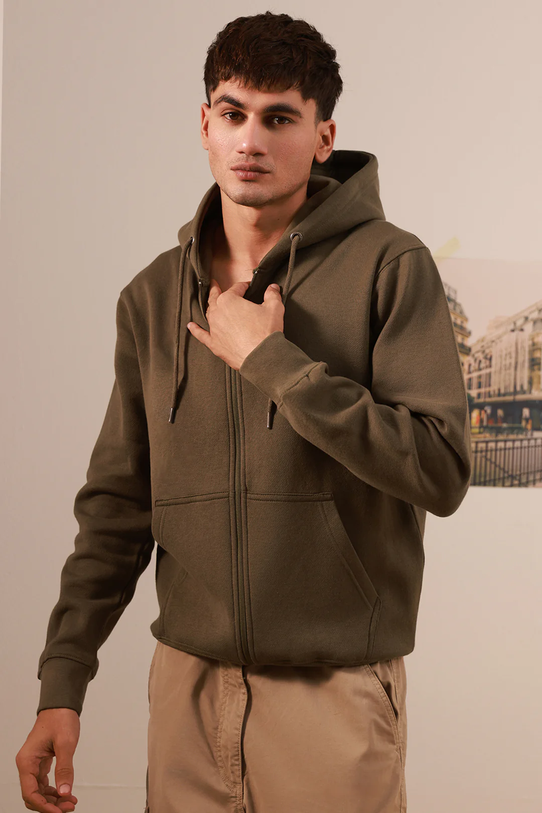 Zipper Hoodie - 5001 - Image 6