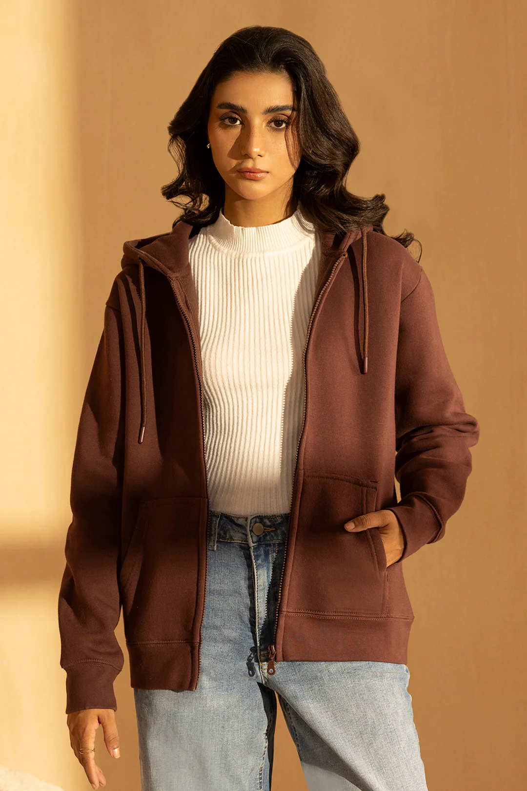 Zipper Hoodie - 5001 - Image 2
