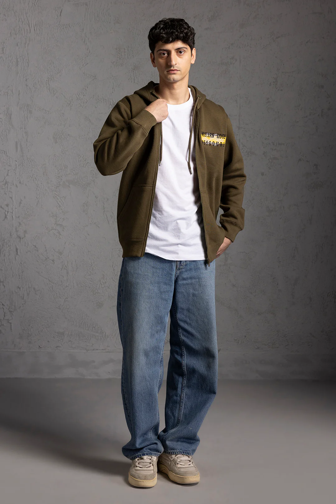 Graphic Zipper Hoodies - 5023