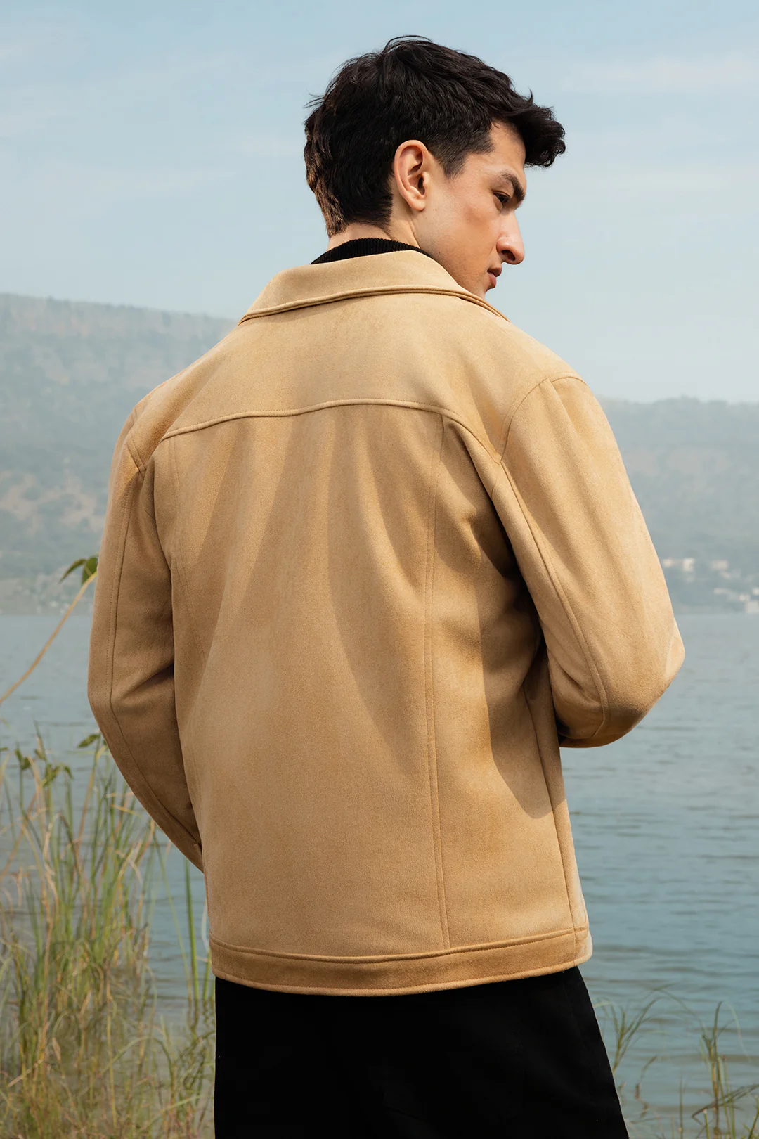 Faux Suede Jacket - 5007 - Image 10