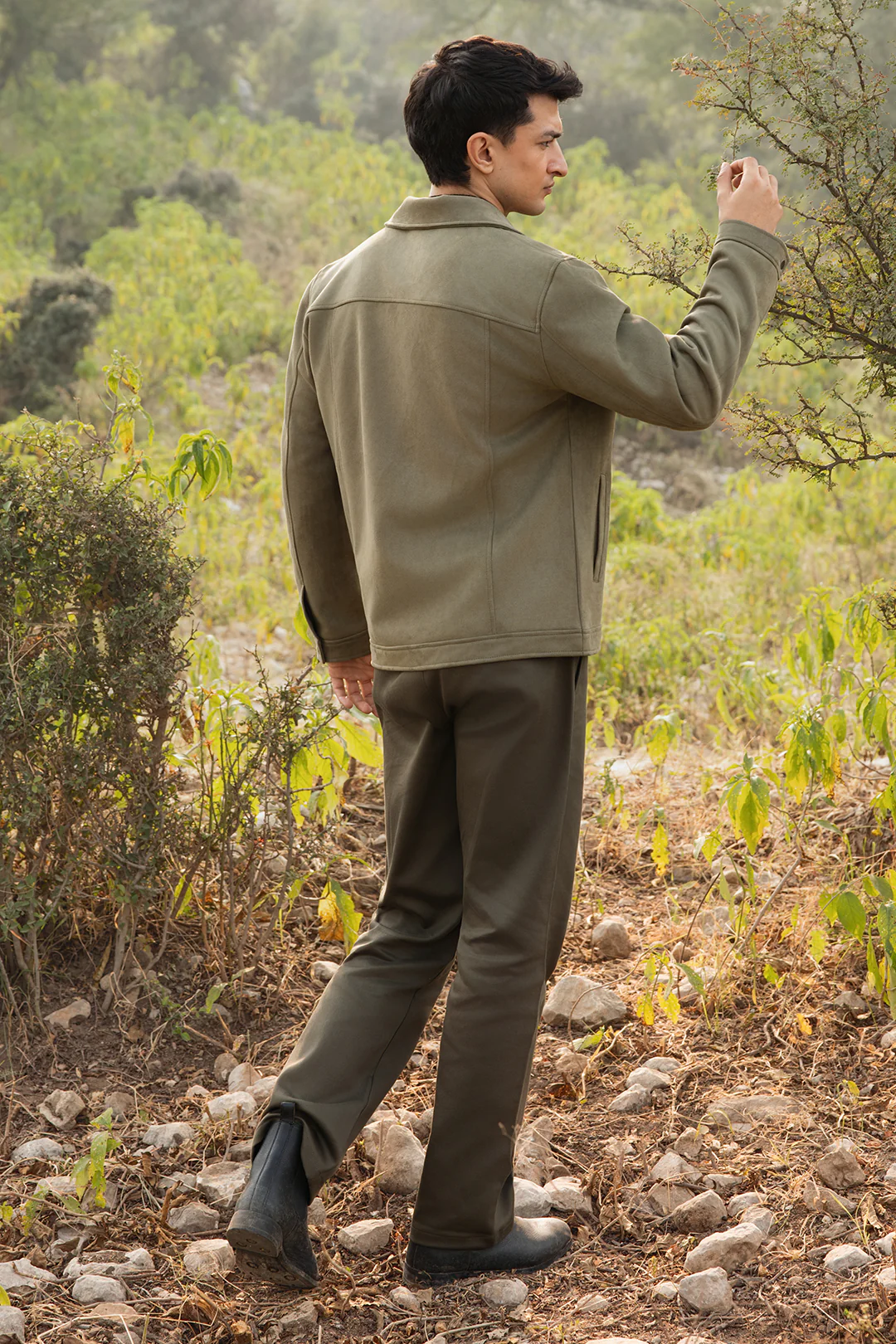 Faux Suede Jacket - 5007 - Image 11
