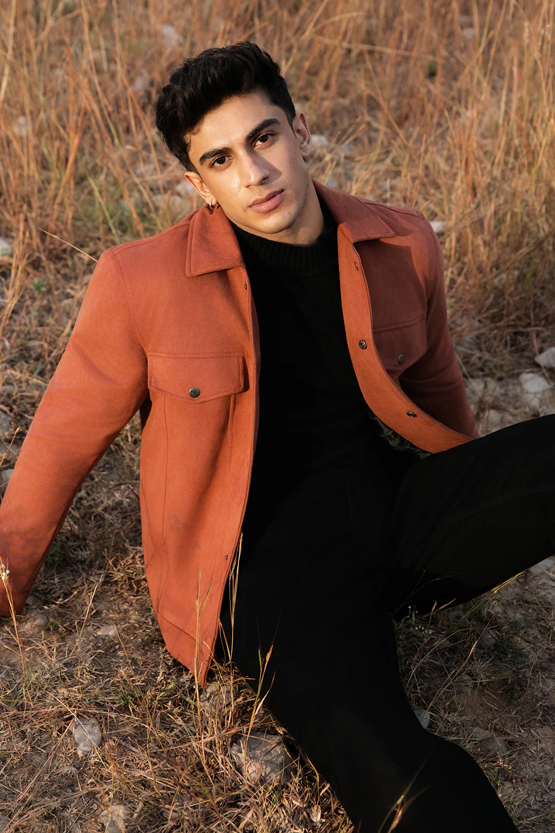 Faux Suede Jacket - 5007 - Image 4