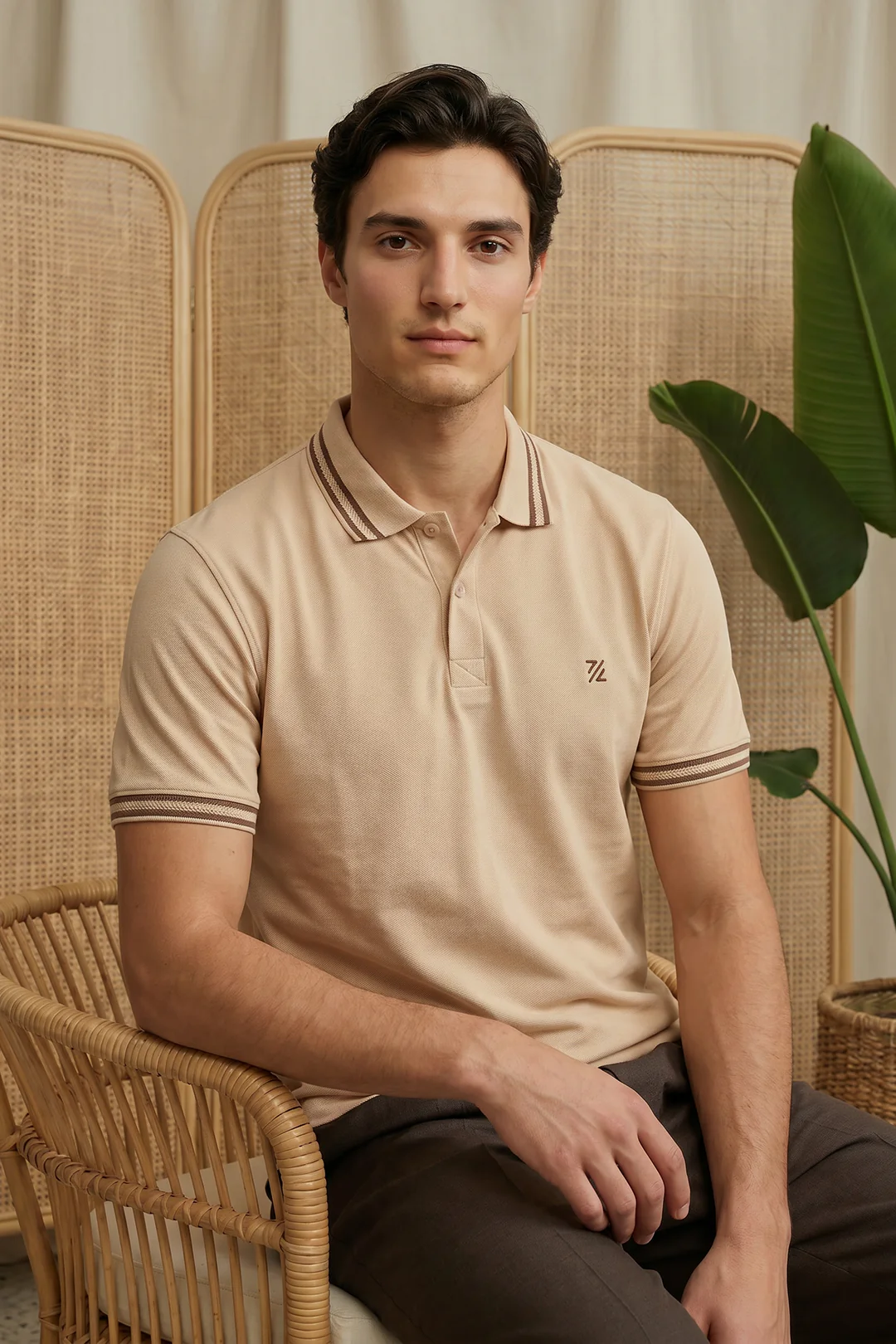 Jacquard Polo - 6001 - Image 3