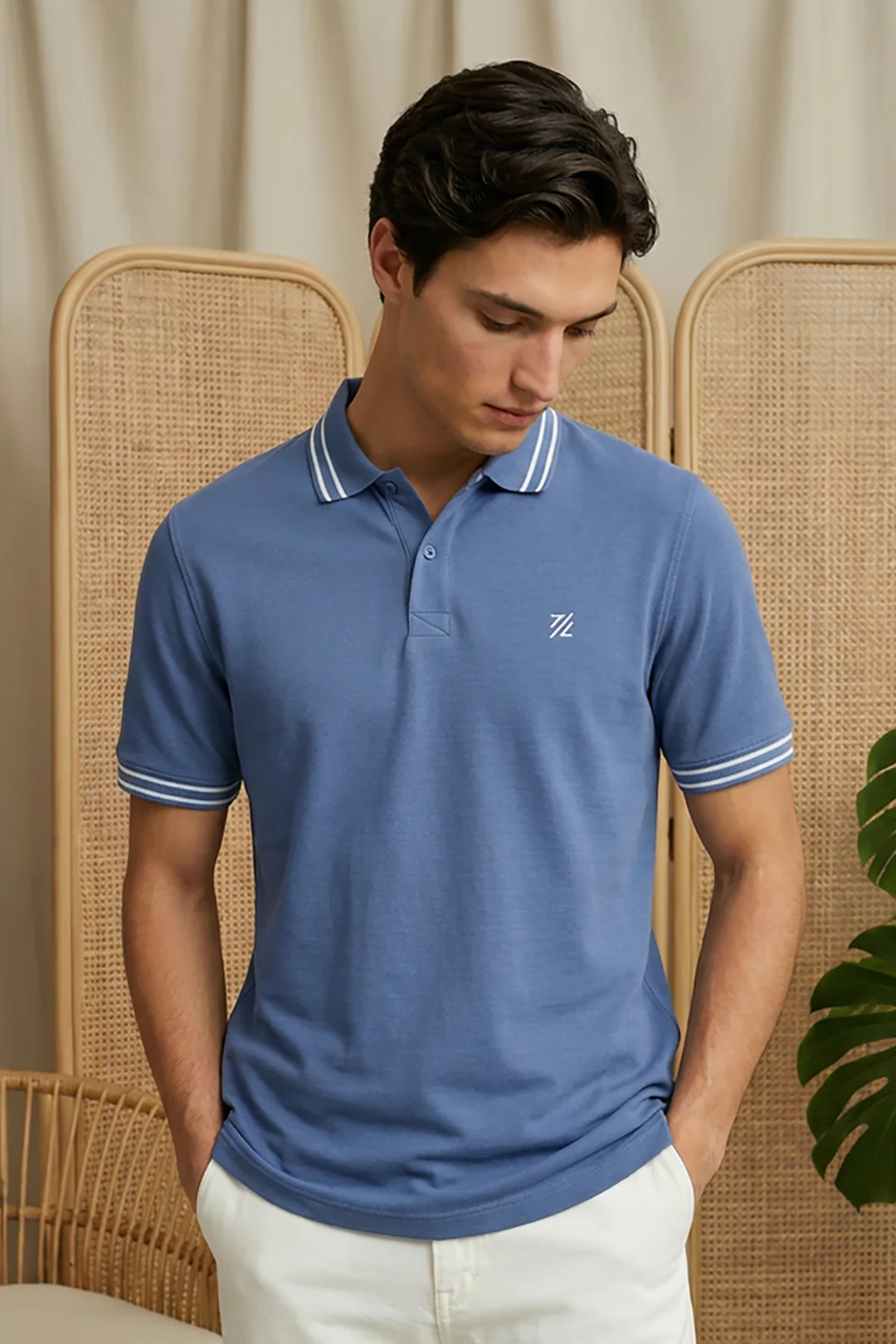 Jacquard Polo - 6001 - Image 4