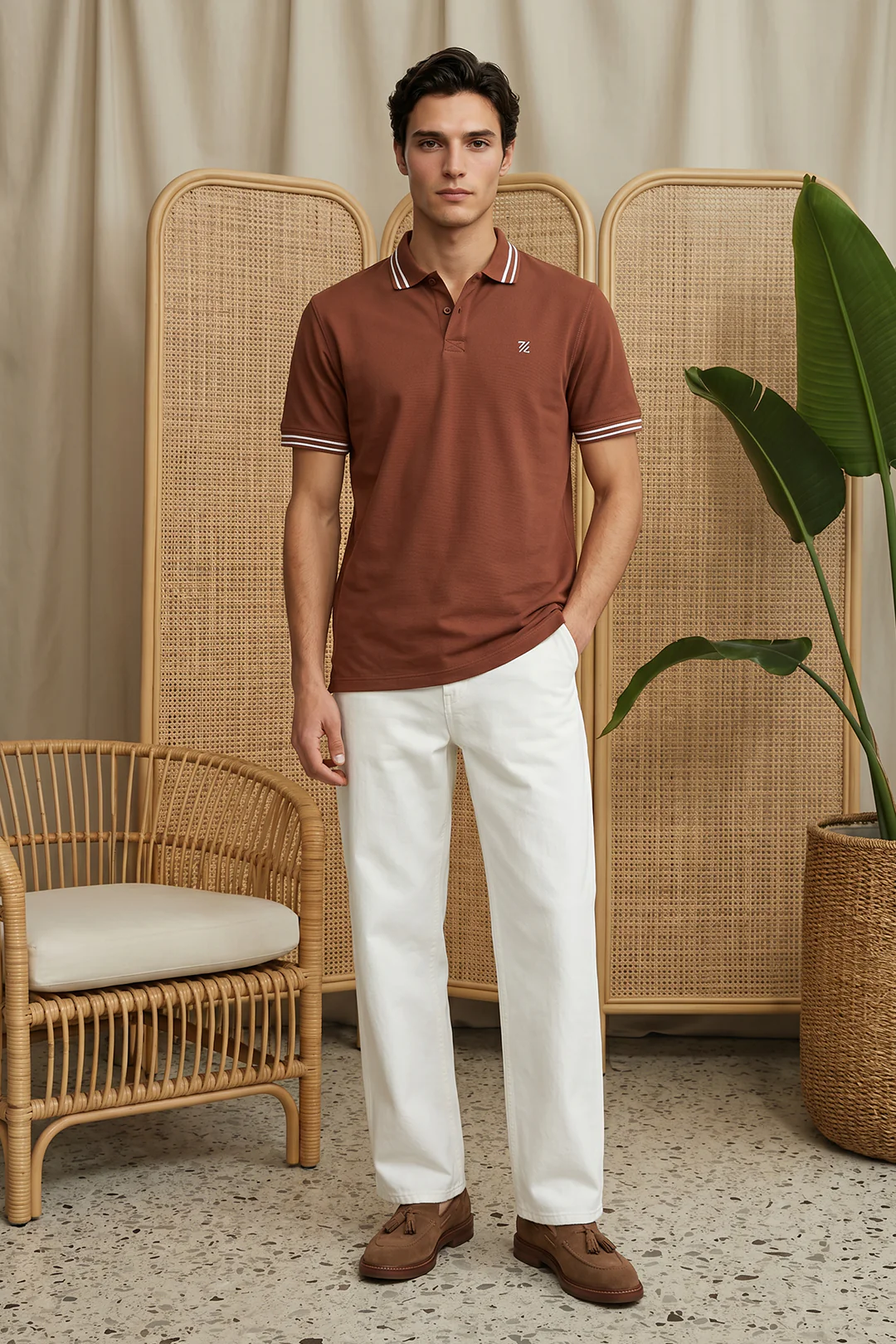 Jacquard Polo - 6001