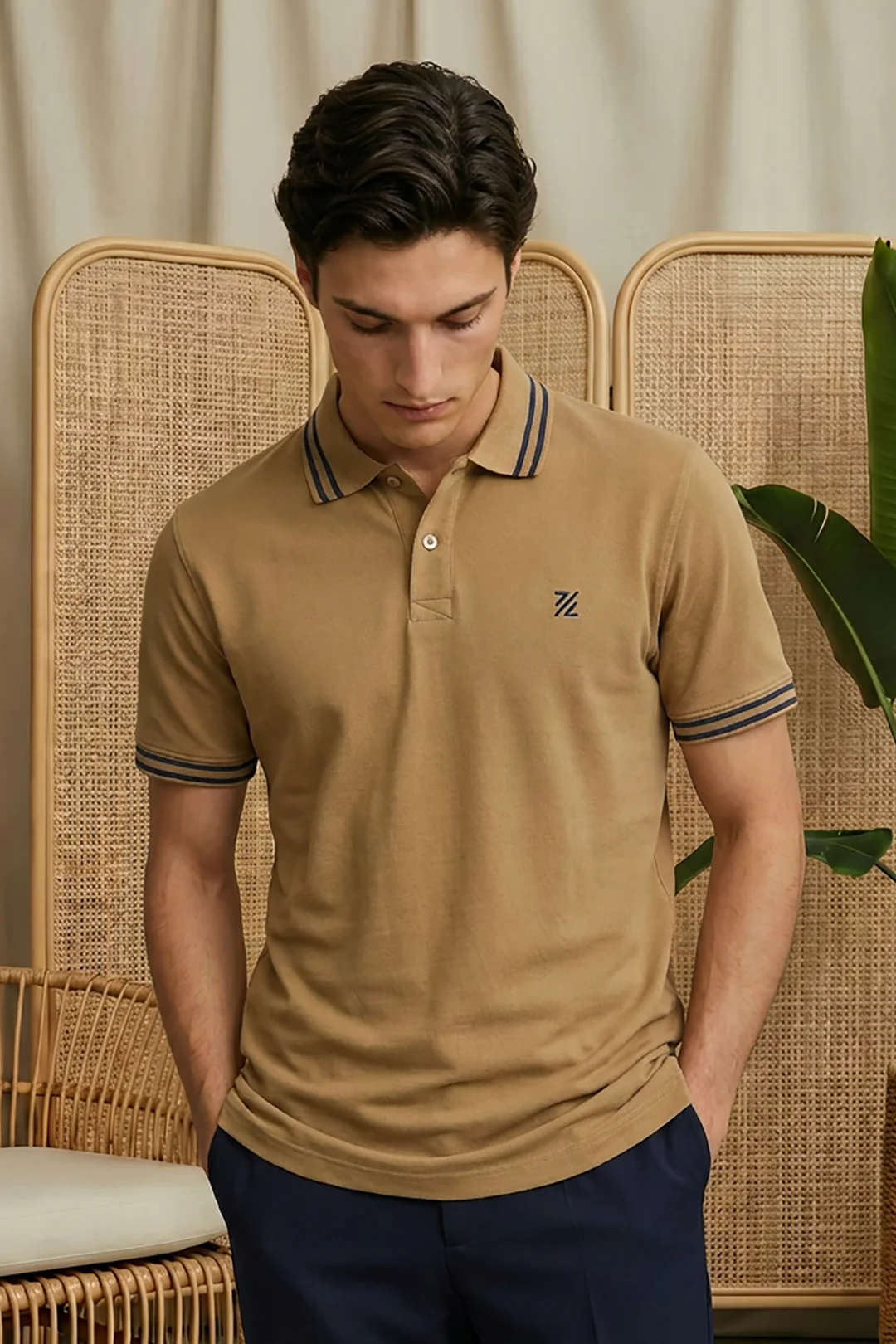 Jacquard Polo - 6001 - Image 4