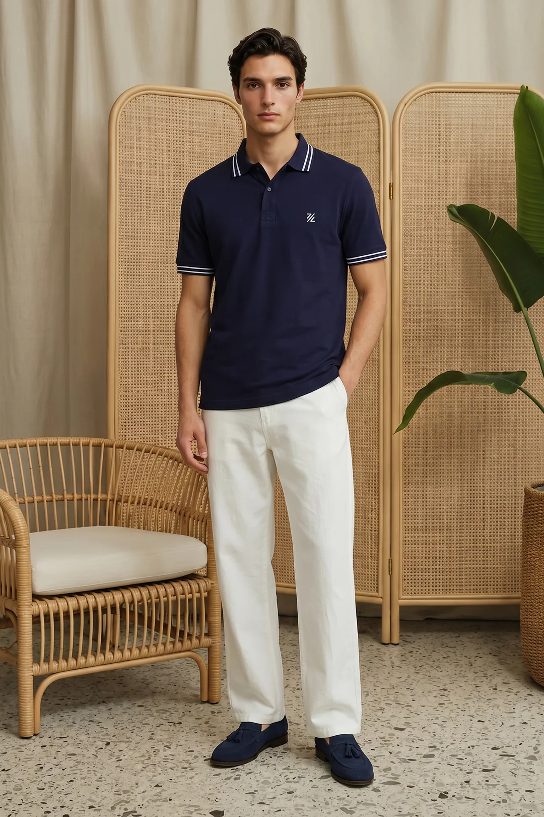 Jacquard Polo - 6001