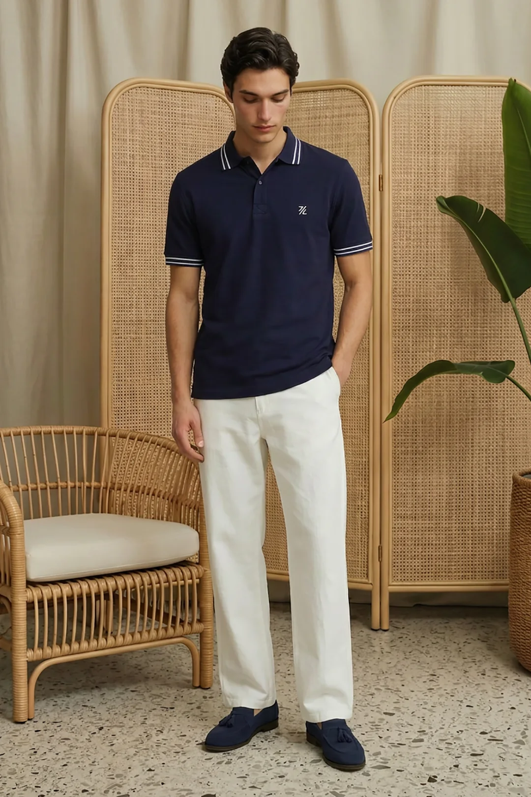 Jacquard Polo - 6001 - Image 4