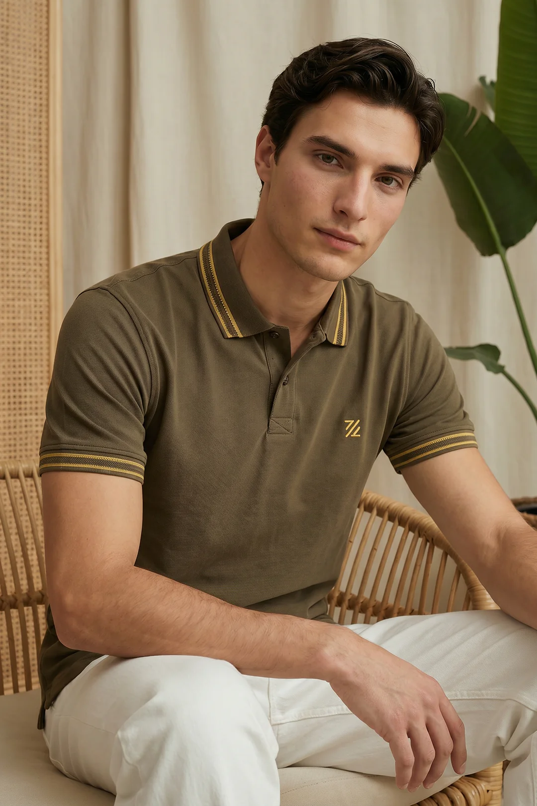 Jacquard Polo - 6001 - Image 3