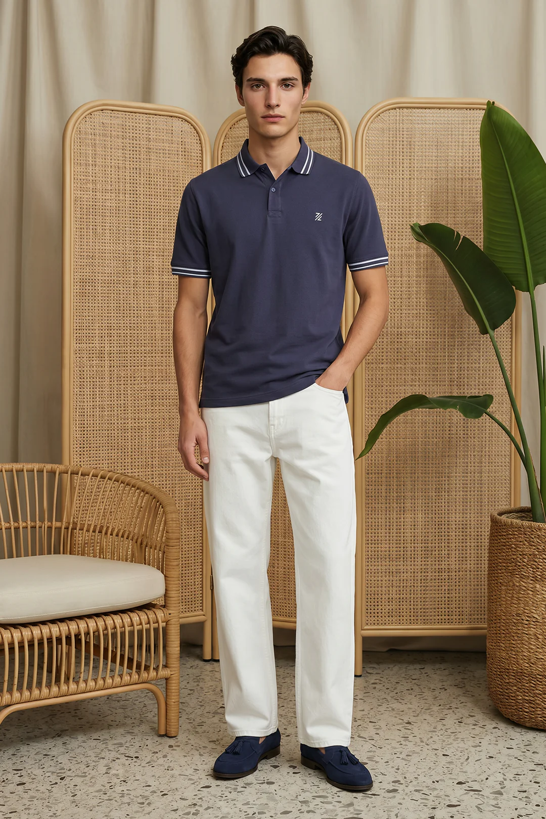 Jacquard Polo - 6001