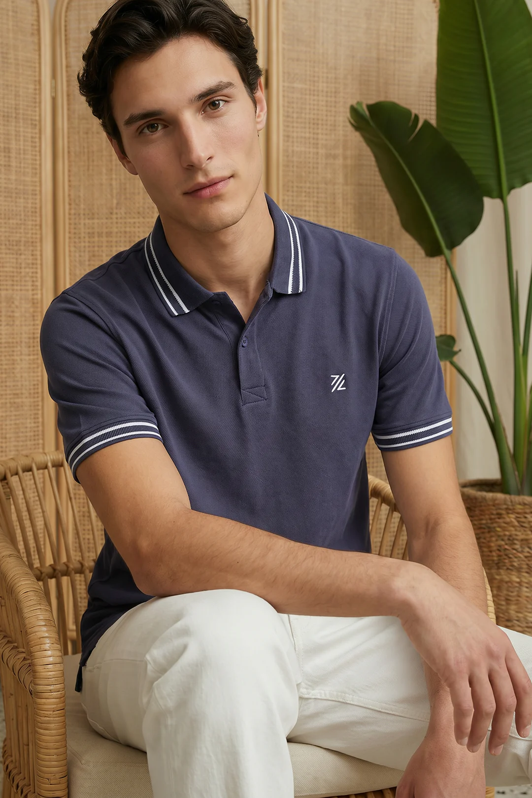 Jacquard Polo - 6001 - Image 3