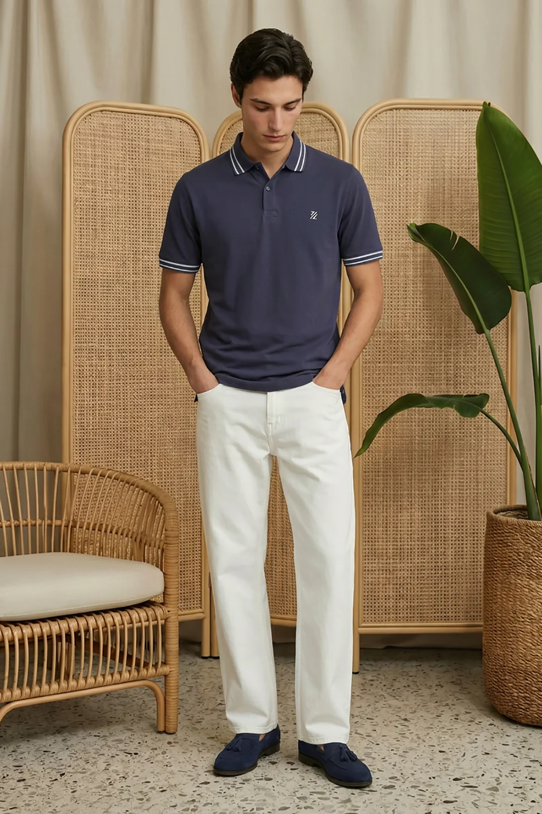 Jacquard Polo - 6001 - Image 4