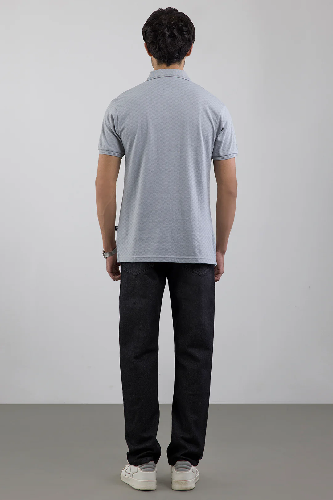 Textured Johnny Collar Polo - 5005 - Image 13